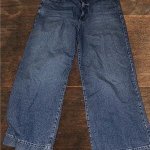 a.n.a Women's Blue Flare Jeans
